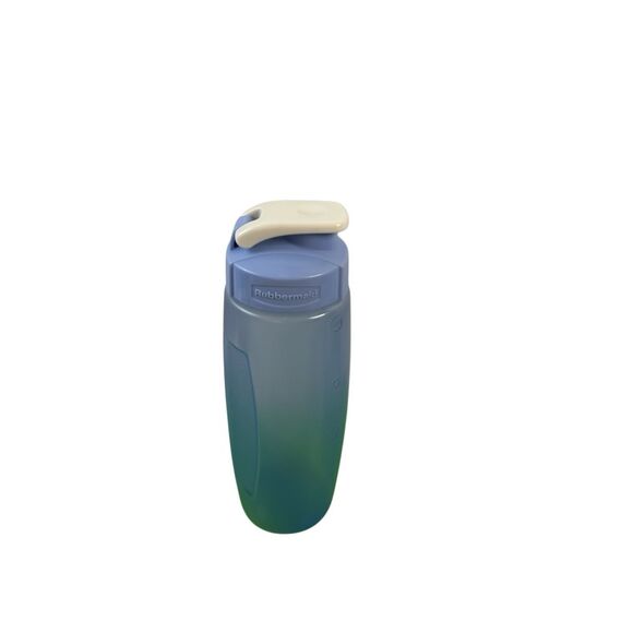 Rubbermaid blue water bottle 20 oz retired fliptop - Picture 1 of 5